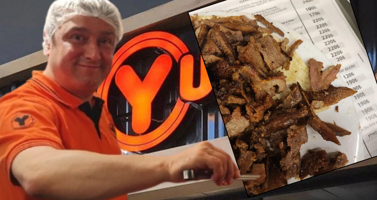 Köfteci Yusuf’tan aldığı yemeğin içinden çıktı