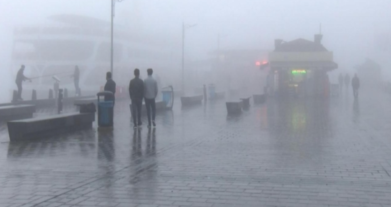 Meteoroloji sis ve sağanak için saat verdi