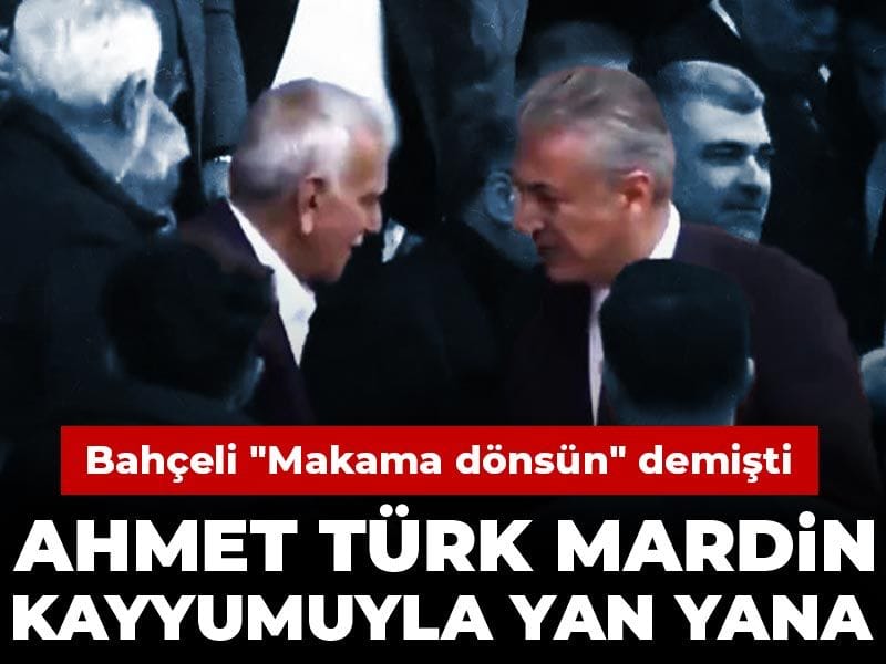 Ahmet Türk ve Mardin Kayyumu Tuncay Akkoyun Futbol Maçında Buluştu